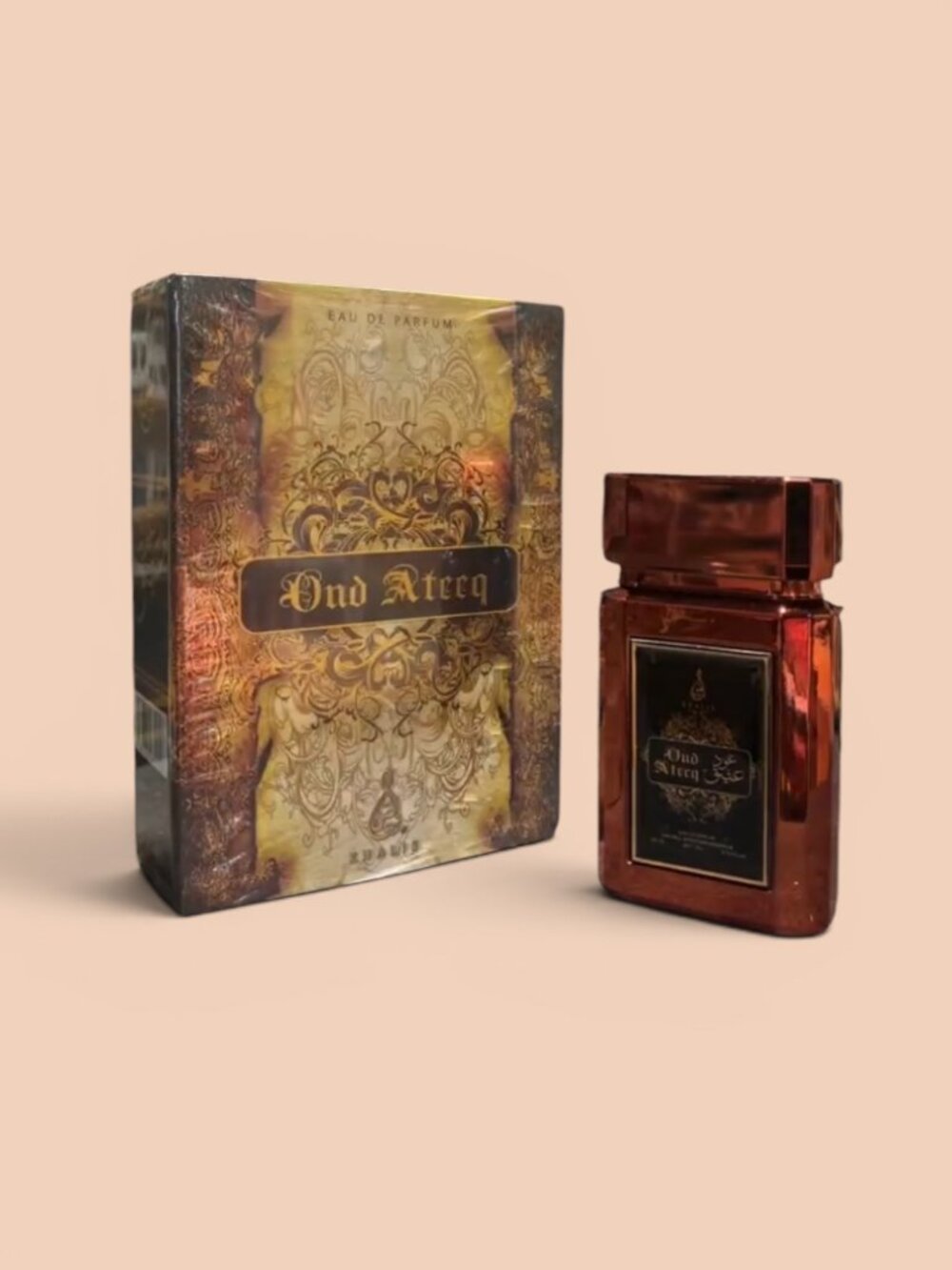 Oud Ateeq by Khalis Eau De Parfum Unisex 2.72 Fl.Oz unisex